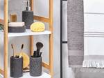 Set accessoires de salle de bain ILOCA Gris - Céramique - 13 x 18 x 9 cm