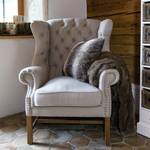 Franklin Park Wing Chair Linen Flax Beige - Textile - 88 x 113 x 95 cm