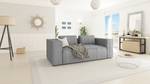 Cord Sofa 2 sitzer Rouen Hellgrau