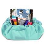 Kosmetiktasche Make Up Kulturbeutel Blau - Textil - 4 x 22 x 25 cm