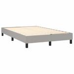 Boxspringbett 3017265-23 Hellgrau - 123 x 193 cm