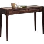 Laptop Schreibtisch Brooklyn Walnut Braun - Massivholz - Holzart/Dekor - 110 x 76 x 40 cm