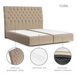 Boxspringbett Colle Bronze - Breite: 180 cm