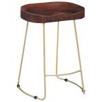 Tabouret de bar 296889 (lot de 2) Marron foncé - 46 x 52 x 38 cm