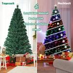 210cm LED Künstlicher Weihnachtsbaum Grün - Kunststoff - 108 x 210 x 108 cm
