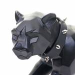 Leopard Deko MCW-D36 Halsband Figur mit