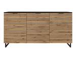 Buffet OLYMPIE Marron - Bois massif - 150 x 76 x 40 cm