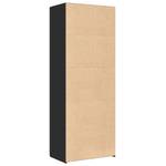 Highboard DE7566 Schwarz - Holzwerkstoff - 43 x 185 x 70 cm