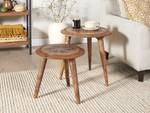 Ensemble table et chaises TURUA Marron - Bois massif - 38 x 36 x 38 cm