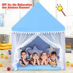 Kinderspielhaus Kinderzelt Blau - Textil - 105 x 140 x 120 cm