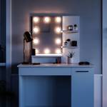 Coiffeuse Julia blanc & LED Blanc