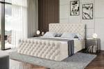 Boxspringbett BOXI8-Z Beige - Breite: 140 cm - H4