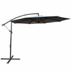 Parasol de jardin ASTER Noir - Gris