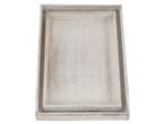 Plateau T285 Shabby (lot de 2) Blanc