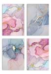 Aquarell Rosa Poster Set