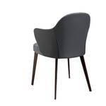 Stuhl aus Stoff, und Kunstleder Stahl