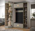 Garderobe Inova 4 Z20 Schwarz - Gold - Grau - Gold