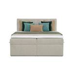 Boxspringbett Moody Beige - Breite: 140 cm