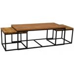 Tables basses modulables en bois recyclé Marron - Bois manufacturé - 120 x 45 x 60 cm