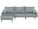 3-Sitzer Sofa VARDE Schwarz - Grau