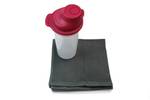 TUPPERWARE Shaker 600 ml  rot + GLASTUCH Rot - Kunststoff