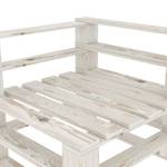 Canapé palette Blanc - Bois massif - Bois/Imitation - 70 x 61 x 70 cm