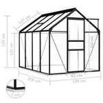 Gewächshaus 3000921 Tiefe: 250 cm