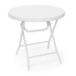 Table pliante de jardin Camping pliable Blanc - 80 x 80 cm