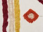 Couverture AMROHA Beige - Orange - Rouge - Jaune - Fibres naturelles - 130 x 1 x 180 cm