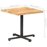 Bistrotisch 3004436-7 Braun - Massivholz - Holzart/Dekor - 80 x 75 x 80 cm