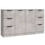 Sideboard 3er-Set F18150 Grau - Holzwerkstoff - 30 x 70 x 30 cm