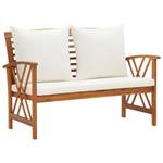 Banc de jardin 3004724 Marron - Blanc