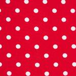 Gardinen Polka Dots & Streifen 2er Set Rot - 137 x 182 x 182 cm