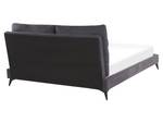 Lit double MELLE Noir - Gris foncé - Gris - 176 x 95 x 228 cm