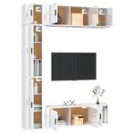 TV-Schrank 7er Set D699 Weiß - Holz teilmassiv - 35 x 100 x 40 cm