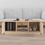 Couchtisch D561 Braun - Massivholz - 50 x 35 x 100 cm