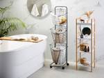 Petite armoire de bain AYAPAL Noir - Gris