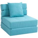 Einzel Schlafsofa 839-027V01BU Blau