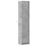 Highboard mit LED-Beleuchtung DE2306 Grau - Holzwerkstoff - 33 x 200 x 42 cm