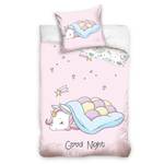 Bettwäsche Einhorn Good Night Unicorn Pink - Textil - 135 x 200 x 1 cm