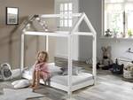 Lit de maison Cabane Toddler Blanc - 78 x 132 x 146 cm