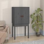 Highboard DE9797 Grau - Massivholz - 40 x 120 x 60 cm