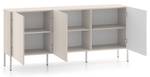 Sideboard DERRIVA Beige - Holzwerkstoff - 170 x 77 x 37 cm