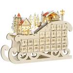 Adventskalender 830-418 Braun - Holzwerkstoff - 10 x 31 x 45 cm