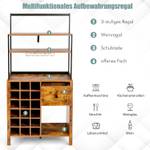 Küchenschrank VH32339OR+DE Braun - Holzwerkstoff - 40 x 160 x 74 cm