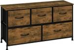 Sideboard Kilian Braun - Holzwerkstoff - Metall - 100 x 54 x 30 cm