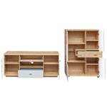 Wohnwand Valente 29 (2-teilig) Grau - Holzwerkstoff - Holzart/Dekor - 250 x 133 x 48 cm