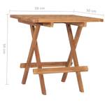 Table de jardin Marron - Bois massif - Bois/Imitation - 50 x 50 x 50 cm