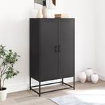 Highboard DE5864 Schwarz - Metall - 39 x 124 x 69 cm