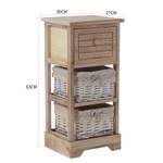 Nachttisch RE6105 Braun - Massivholz - 27 x 63 x 30 cm